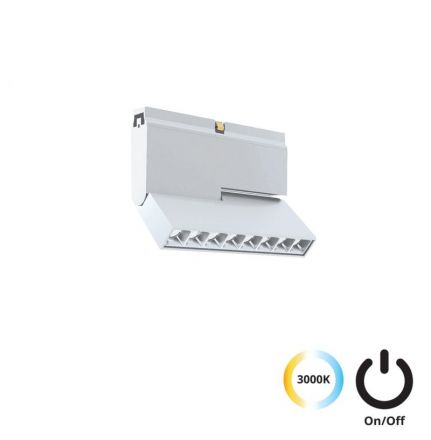 Γραμμικό Φωτιστικό Ρυθμιζόμενο Slim Magnetic LED 8W 3000K Λευκό