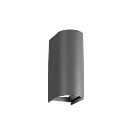 Επίτοιχη Απλίκα LED 20W Aνθρακί Azores IP65