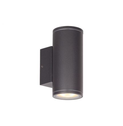 Επίτοιχη Απλίκα Up Down LED 2xGU10 Corvo Σκούρο Γκρι IP65
