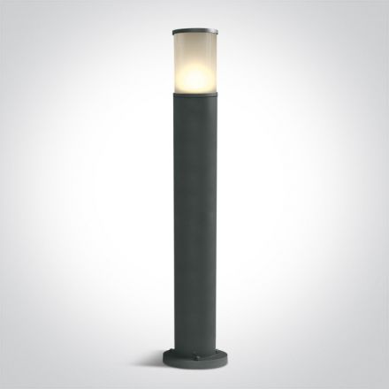 Κολωνάκι LED E27 Die Cast Ανθρακί IP54 100-240V 75cm