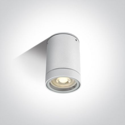 One Light Spot Οροφής LED GU10 MR16 Die Cast IP54 100-240V Λευκό
