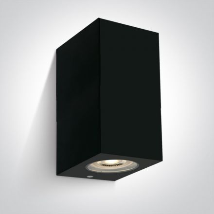 Επίτοιχη Απλίκα LED Up-Down GU10 MR16 ABS/PC IP65 100-240V Μαύρο