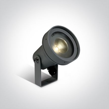 Σποτ Κήπου COB LED 6W Die Cast Ανθρακί IP65 230V