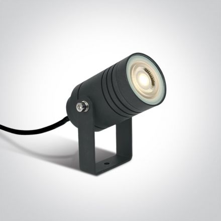 Σποτ Κήπου LED GU10 MR16 Αλουμίνιο Ανθρακί IP65 100-240V