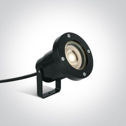 Σποτ Κήπου LED GU10 MR16 ABS+PC Μαύρο IP65 100-240V