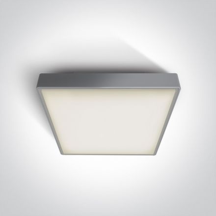 Πλαφονιέρα LED SMD 30W 3000Κ 230V ABS/PC Γκρι IP65