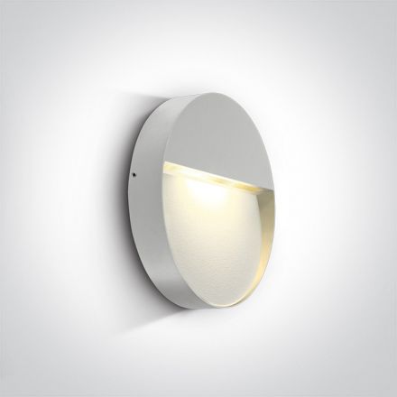 Επίτοιχη Απλίκα LED 9W 3000Κ Die Cast IP54 230V Λευκό Dark Light