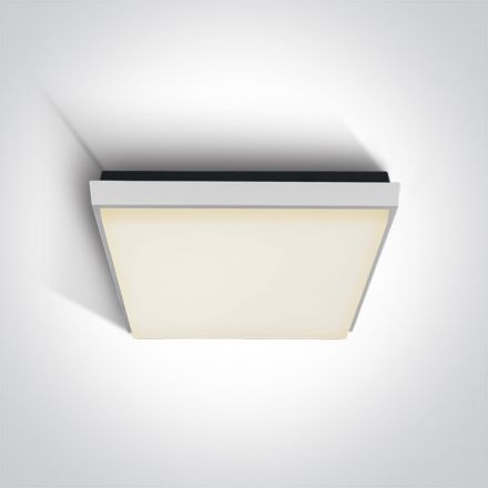 Τετράγωνο LED Panel SMD 30W 3000Κ 100-240V Die Cast Λευκό IP54