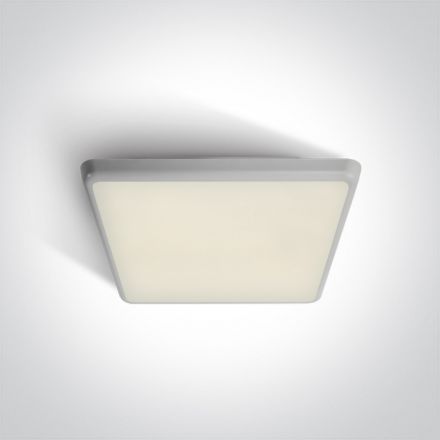 Τετράγωνο LED Panel 25W 3000Κ 230V PC Λευκό IP54