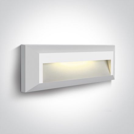 Επίτοιχη Απλίκα LED 2W 3000Κ ABS/PC IP65 230V Λευκό Dark Light 67388C