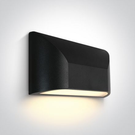 Επίτοιχη Απλίκα LED 6W 3000Κ ABS/PC IP65 230V Ανθρακί