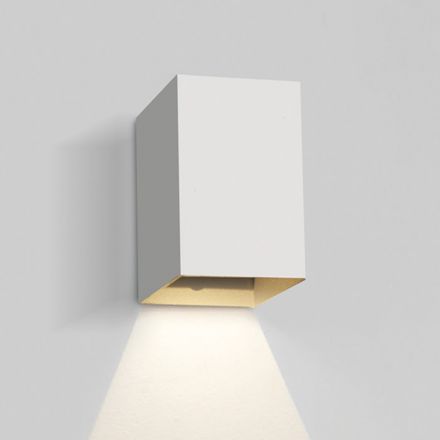 Επίτοιχη Απλίκα COB LED 3W 3000K Die Cast IP54 Λευκό Dark Light