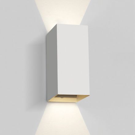 Επίτοιχη Απλίκα Up-Down COB LED 2x3W 3000K Die Cast IP54 Λευκό Dark Light