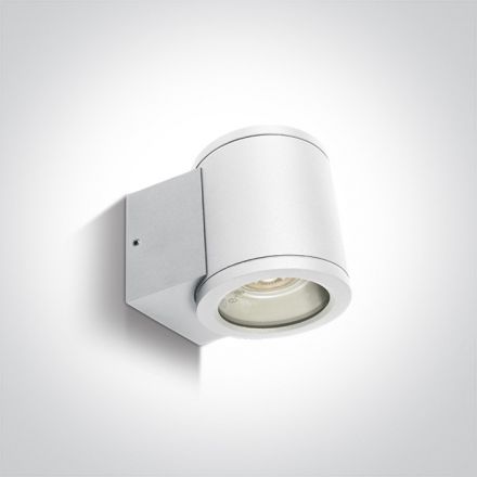 One Light Επίτοιχη Απλίκα LED GU10 MR16 Die Cast IP54 100-240V Λευκό