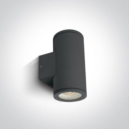 Επίτοιχη Απλίκα LED Up-Down GU10 MR16 Die Cast IP54 100-240V Ανθρακί