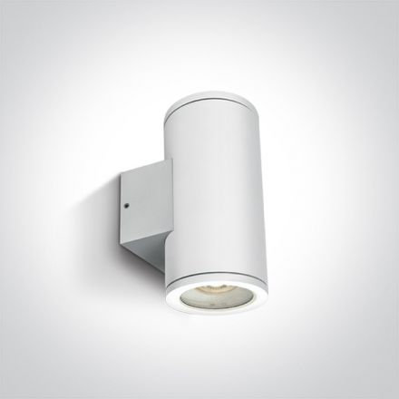 Επίτοιχη Απλίκα LED Up-Down GU10 MR16 Die Cast IP54 100-240V Λευκό