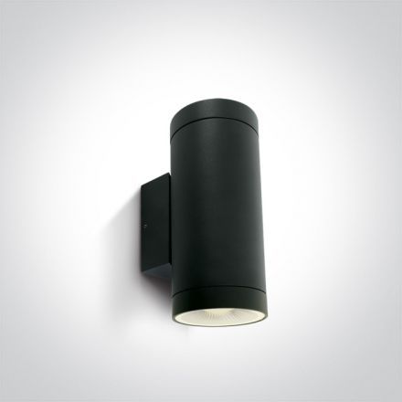 One Light Φωτιστικό Οροφής LED 2xE27 PAR30 Die Cast Μαύρο IP65
