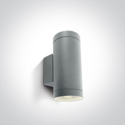 Φωτιστικό Οροφής LED 2xE27 PAR30 Die Cast Γκρι IP65