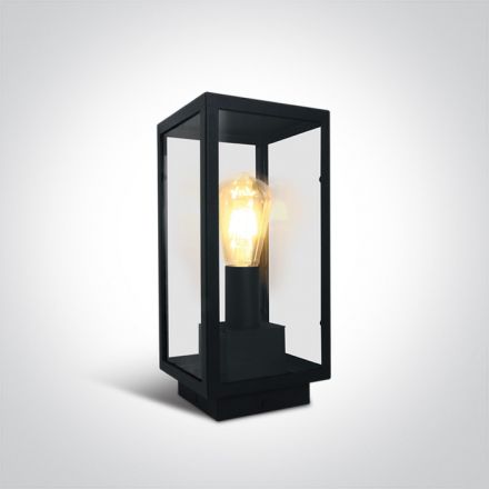 Φωτιστικό Δαπέδου LED E27 Ανοξείδωτο Ατσάλι 201 Μαύρο IP43 100-240V