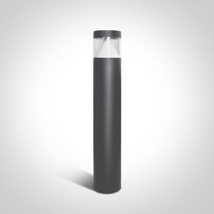 Κολωνάκι LED 20W 3000K Die Cast Ανθρακί 100cm IP65 230V