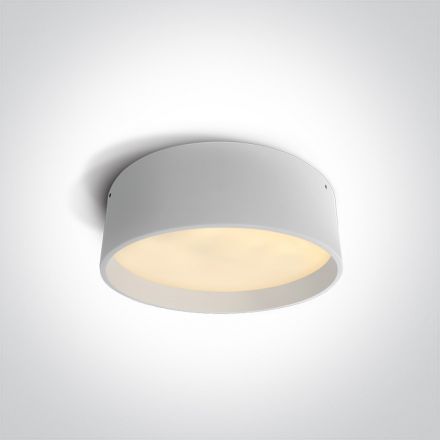 Πλαφονιέρα LED 40W 3000Κ 230V Αλουμίνιο Λευκό
