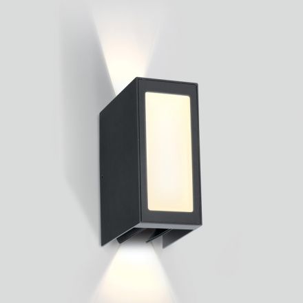 Επίτοιχη Απλίκα LED 9W 3000K Die Cast IP54 Ανθρακί