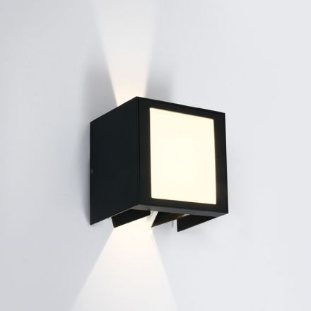 Επίτοιχη Απλίκα LED 11W 3000K Die Cast IP54 Ανθρακί