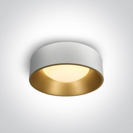 Στρογγυλή Πλαφονιέρα LED 30W 3000Κ 230V Αλουμίνιο Λευκό