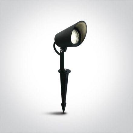Μπηχτό Σποτ Κήπου SMD LED 8W 3000K Αλουμίνιο Μαύρο IP65 24V