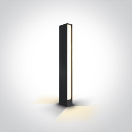 Φωτιστικό Κήπου LED 2x6W 3000K Αλουμίνιο Ανθρακί IP54 100-240V
