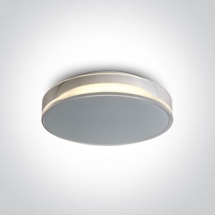 Πλαφονιέρα LED 12W 3000K Die Cast IP65 230V Λευκό Dimmable Dark Light