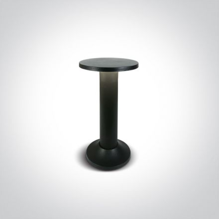 Κολωνάκι Mushroom LED 6.5W 3000K ABS+PC Ανθρακί IP54 230V