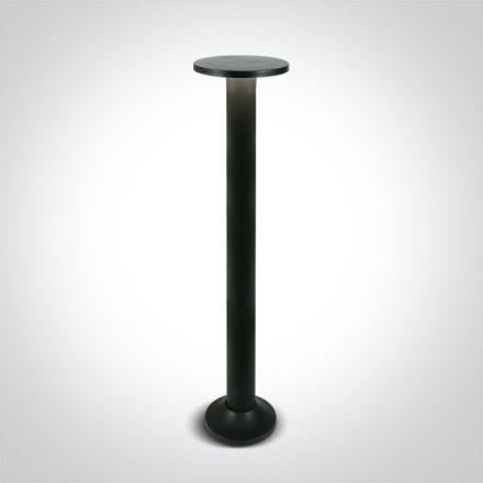 Κολωνάκι Mushroom LED 6.5W 3000K ABS+PC Ανθρακί 81cm IP54 230V
