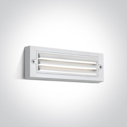 Επίτοιχη Απλίκα LED 6W 3000Κ ABS/PC IP65 230V Λευκό Dark Light 67502A