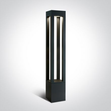 Κολωνάκι LED 22W 4000K Die Cast Ανθρακί 90cm IP65 230V 67504A