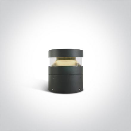Κολωνάκι LED 20W 3000K Die Cast Ανθρακί 20cm IP65 230V