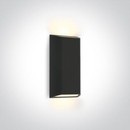 Επίτοιχη Απλίκα COB LED 8W 3000K Die Cast IP65 Ανθρακί 230V