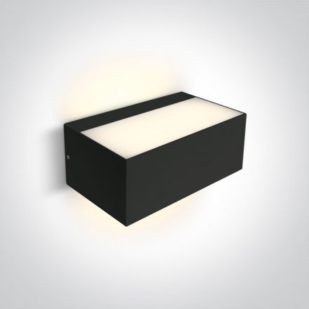 Απλίκα Εξωτερική Up/Down LED E27 ABS/PC IP65 Ανθρακί