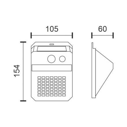 Απλίκα Ηλιακή 2W 6000K