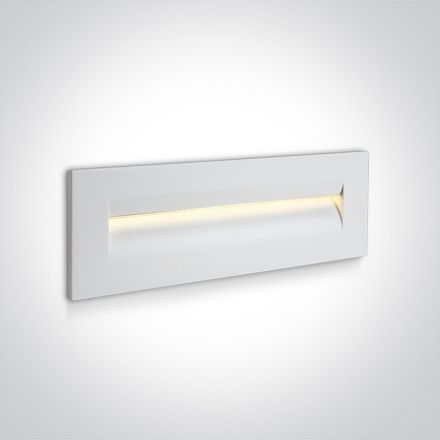 Χωνευτό Φωτιστικό SMD LED 8.5W 3000K 44° Λευκό Die Cast IP65 Dark Light