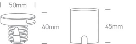 Χωνευτό Φωτιστικό COB LED 2W 3000K Αλουμίνιο Λευκό Dark Light IP65 Dimmable 68074