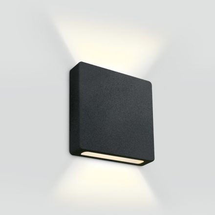 One Light Χωνευτό Φωτιστικό COB LED 2W 3000K Αλουμίνιο Μαύρο Dark Light IP65 Dimmable 68074B