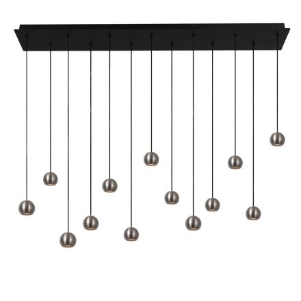 Κρεμαστό Πολύφωτο LED 13x5.7W CCT 2700K/4000K MONTANA Dim Γκρι Premium