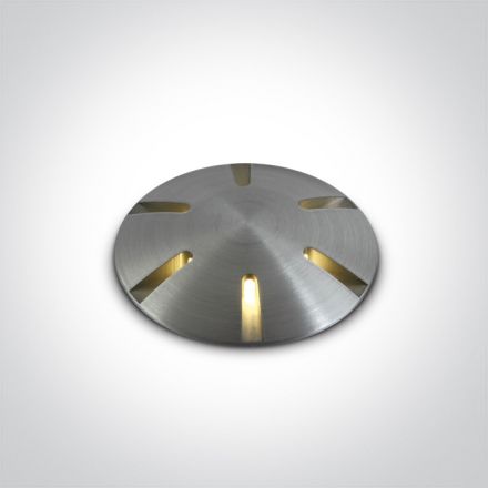 Χωνευτό Φωτιστικό Εδάφους SMD LED 1W 3000K Αλουμίνιο IP67 69044