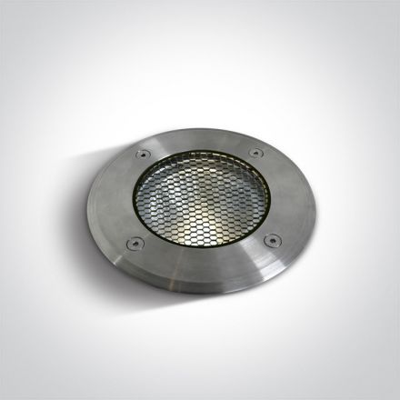 Χωνευτό Φωτιστικό Εδάφους COB LED 20W 4000K Ανοξείδωτο Ατσάλι 316 IP67