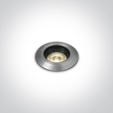 Χωνευτό Φωτιστικό Εδάφους COB LED 3W 3000K Αλουμίνιο IP67 24V Dim Dark Light
