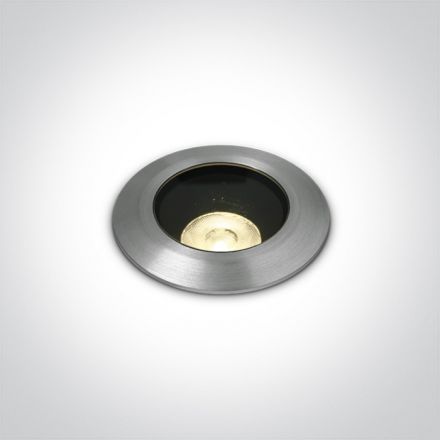 Χωνευτό Φωτιστικό Εδάφους COB LED 7W 3000K Αλουμίνιο IP67 24V Dim Dark Light
