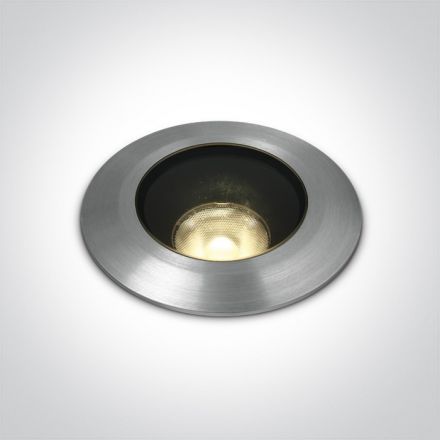 Χωνευτό Φωτιστικό Εδάφους COB LED 9W 3000K Αλουμίνιο IP67 24V Dim Dark Light