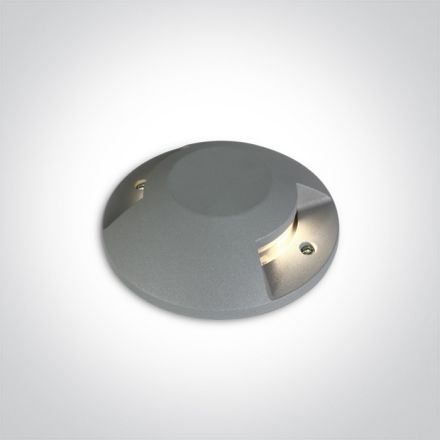 Φωτιστικό Εδάφους Επιφάνειας COB LED 2x6W 3000K Die Cast Γκρι IP67
