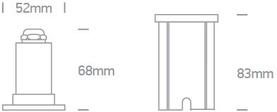 Χωνευτό LED Spot Υποβρύχιο LED 1W 4000K Ανοξείδωτο Ατσάλι 316 IP68 Dimmable 24V